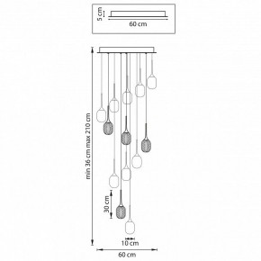 Подвесная люстра Lightstar Acrile 738131 в Златоусте - zlatoust.mebel24.online | фото 7