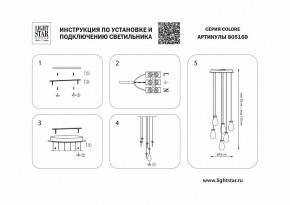 Подвесная люстра Lightstar Colore 805169 в Златоусте - zlatoust.mebel24.online | фото 3