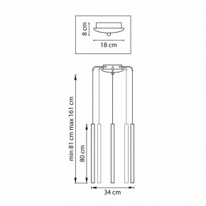 Подвесная люстра Lightstar Tubo L5T747447 в Златоусте - zlatoust.mebel24.online | фото