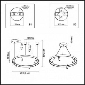 Подвесная люстра Odeon Light Fonda 4317/58L в Златоусте - zlatoust.mebel24.online | фото 6