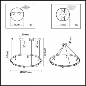 Подвесная люстра Odeon Light Fonda 4317/93L в Златоусте - zlatoust.mebel24.online | фото 6