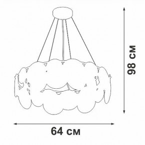 Подвесная люстра Vitaluce V5801 V5801-8/6S в Златоусте - zlatoust.mebel24.online | фото 7