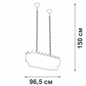Подвесная люстра Vitaluce V58120 V58120-8/11 в Златоусте - zlatoust.mebel24.online | фото 3