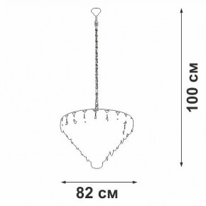 Подвесная люстра Vitaluce V58340 V58340-8/25 в Златоусте - zlatoust.mebel24.online | фото 3