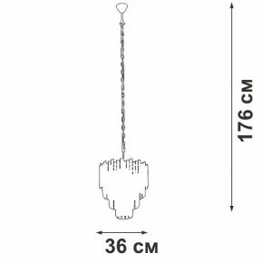 Подвесная люстра Vitaluce V58471 V58471-8/5 в Златоусте - zlatoust.mebel24.online | фото 5