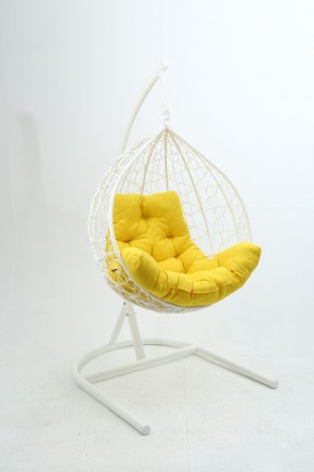 Подвесное кресло Бароло (белый/желтый) в Златоусте - zlatoust.mebel24.online | фото