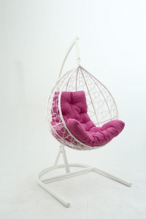 Подвесное кресло Бароло (белый/розовый) в Златоусте - zlatoust.mebel24.online | фото