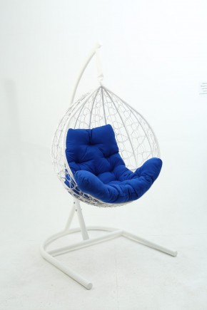 Подвесное кресло Бароло (белый/синий) в Златоусте - zlatoust.mebel24.online | фото