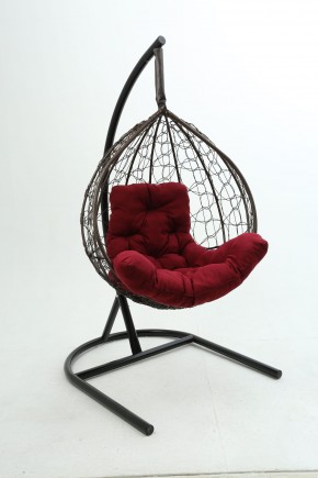 Подвесное кресло Бароло (коричневый/бордо) в Златоусте - zlatoust.mebel24.online | фото