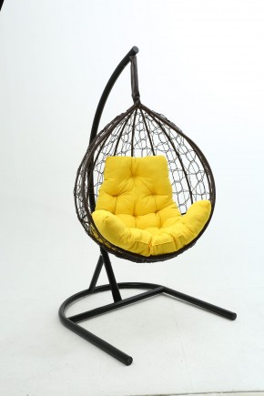 Подвесное кресло Бароло (коричневый/желтый) в Златоусте - zlatoust.mebel24.online | фото