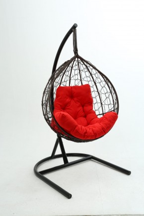 Подвесное кресло Бароло (коричневый/красный) в Златоусте - zlatoust.mebel24.online | фото