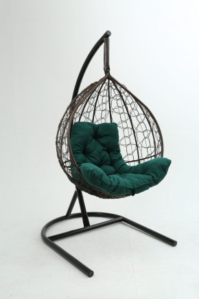 Подвесное кресло Бароло (коричневый/зеленый) в Златоусте - zlatoust.mebel24.online | фото