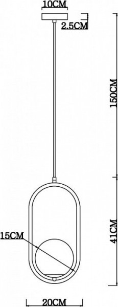 Подвесной светильник Arte Lamp Matisse A7745SP-1AB в Златоусте - zlatoust.mebel24.online | фото 4
