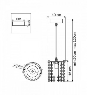 Подвесной светильник Lightstar Cristallo 795314 в Златоусте - zlatoust.mebel24.online | фото 4