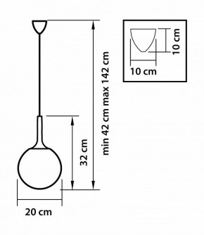 Подвесной светильник Lightstar Globo 813021 в Златоусте - zlatoust.mebel24.online | фото 3