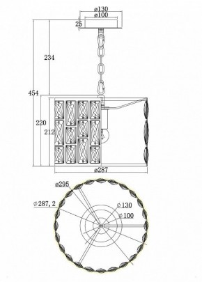 Подвесной светильник Maytoni Gelid MOD184-PL-01-CH в Златоусте - zlatoust.mebel24.online | фото 8