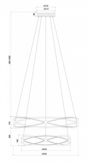 Подвесной светильник Maytoni Weave MOD062PL-L103CH3K в Златоусте - zlatoust.mebel24.online | фото 9