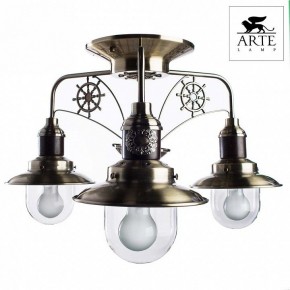 Потолочная люстра Arte Lamp Sailor A4524PL-3AB в Златоусте - zlatoust.mebel24.online | фото 2