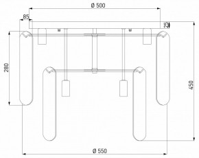 Потолочная люстра Eurosvet Claire 60170 золото в Златоусте - zlatoust.mebel24.online | фото 5