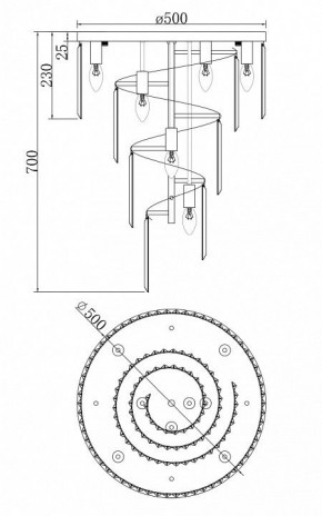 Потолочная люстра Maytoni Louis RC007CL-08CH в Златоусте - zlatoust.mebel24.online | фото 3