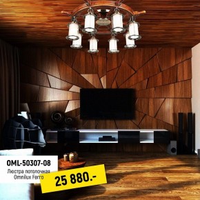 Потолочная люстра Omnilux Ferro OML-50307-08 в Златоусте - zlatoust.mebel24.online | фото 2
