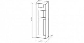 ЛИНДА-2 Шкаф 1-о дверный для одежды (ЛНД.02) в Златоусте - zlatoust.mebel24.online | фото 2