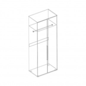 Шкаф 2-ств. для одежды "Лео" в Златоусте - zlatoust.mebel24.online | фото 3