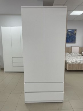 Шкаф 2-ств. с 2 ящиками "Бьянко" в Златоусте - zlatoust.mebel24.online | фото 3