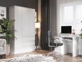 Шкаф 3-ств. с 3 ящиками "Бьянко" в Златоусте - zlatoust.mebel24.online | фото 4