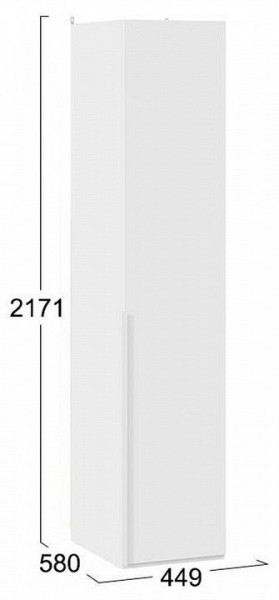 Шкаф для белья Порто СМ-393.07.001 в Златоусте - zlatoust.mebel24.online | фото 4