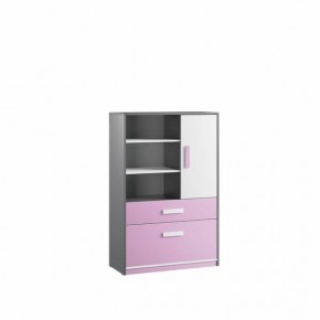 Шкаф книжный Кэнди КШ-2 Лаванда в Златоусте - zlatoust.mebel24.online | фото