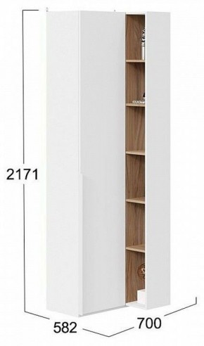 Шкаф комбинированный Порто СМ-393.21.024 в Златоусте - zlatoust.mebel24.online | фото 2