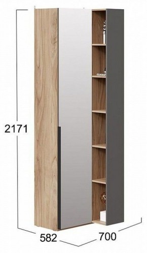 Шкаф комбинированный Порто СМ-393.21.025 в Златоусте - zlatoust.mebel24.online | фото 2