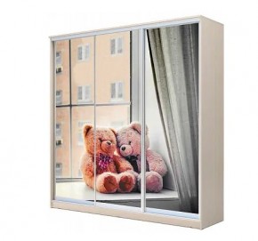 Шкаф-купе ХИТ 22-4-20-777 МИШКИ НА ОКНЕ в Златоусте - zlatoust.mebel24.online | фото