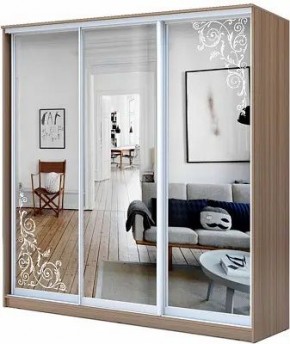 Шкаф-купе ХИТ 23-20/2-656 ОРНАМЕНТ в Златоусте - zlatoust.mebel24.online | фото