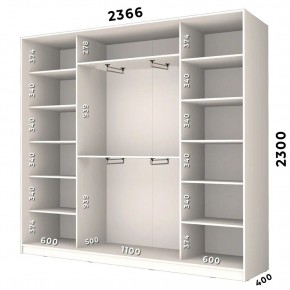 Шкаф-купе ХИТ 23-4-24/2-6666 (420) в Златоусте - zlatoust.mebel24.online | фото 4