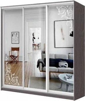 Шкаф-купе ХИТ 24-18-656 ОРНАМЕНТ в Златоусте - zlatoust.mebel24.online | фото
