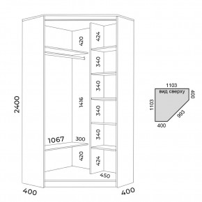 Шкаф-купе ХИТ-У-24-4-88 в Златоусте - zlatoust.mebel24.online | фото 3