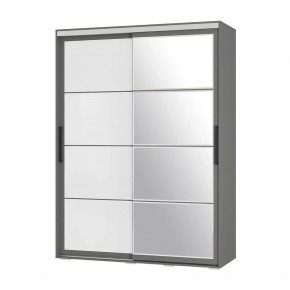 Шкаф-купе Крафт-6 1.6 м ШКК-06 (графит) в Златоусте - zlatoust.mebel24.online | фото 3