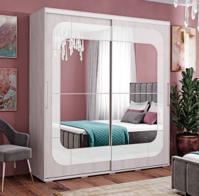 Шкаф-купе Крафт-7 ясень белый в Златоусте - zlatoust.mebel24.online | фото