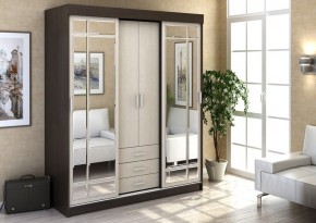 Шкаф-купе Лидер 1 венге-дуб в Златоусте - zlatoust.mebel24.online | фото 2