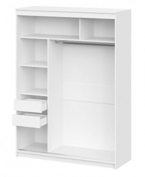 Шкаф-купе ШКП 3 Серия 2 (1600) Белый текстурный в Златоусте - zlatoust.mebel24.online | фото 2