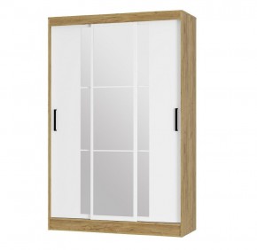 Шкаф-купе Тайм ШКК-03 (крафт/белый) в Златоусте - zlatoust.mebel24.online | фото