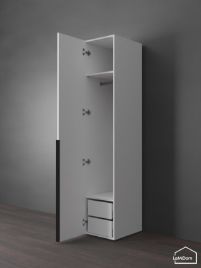 Шкаф Linnea MHR-1-3 2050х400х510 (Белый-М 11.1.1) в Златоусте - zlatoust.mebel24.online | фото 5