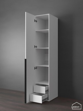 Шкаф Linnea MHR-1-3 2050х400х510 (Белый-М 11.1.2) в Златоусте - zlatoust.mebel24.online | фото 6