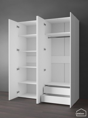 Шкаф Linnea MHR-4PO-2 2050х1600х510 (Белый-М 11.1.2) в Златоусте - zlatoust.mebel24.online | фото 6