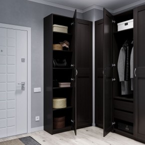 Шкаф МАКС однодверный узкий, цвет Дуб Венге в Златоусте - zlatoust.mebel24.online | фото 4