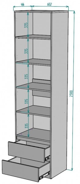 Шкаф Мальта H163 в Златоусте - zlatoust.mebel24.online | фото 2
