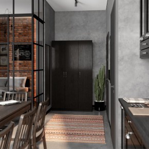 Шкаф ОРИОН трехдверный, цвет Дуб Венге в Златоусте - zlatoust.mebel24.online | фото 4