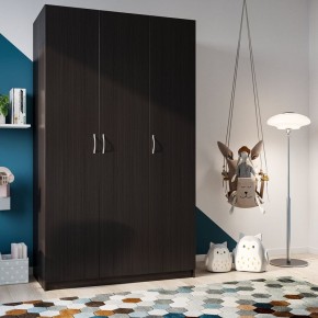Шкаф ПЕГАС трехдверный, цвет Дуб Венге в Златоусте - zlatoust.mebel24.online | фото 2